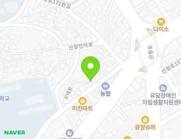 전라남도 목포시 산대로 8-3 (산정동) 지도