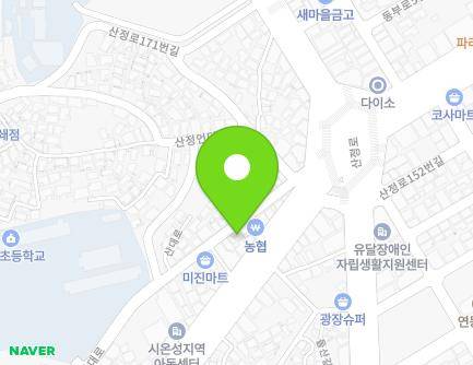 전라남도 목포시 산대로 7-1 (산정동) 지도