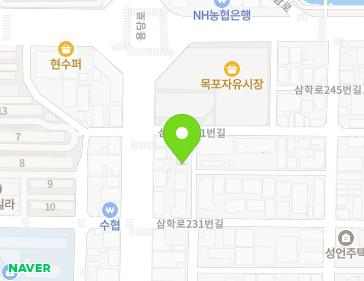 전라남도 목포시 남해로63번길 23 (산정동) 지도
