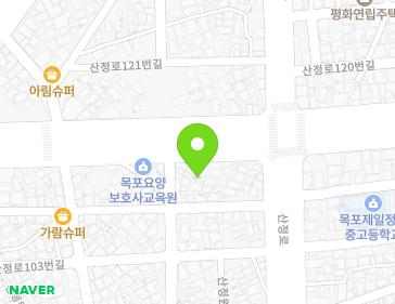 전라남도 목포시 산정안로 52-7 (산정동) 지도