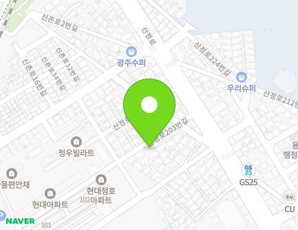 전라남도 목포시 산정로203번길 7 (산정동) 지도