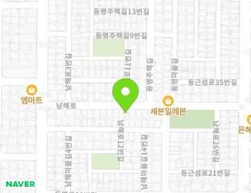 전라남도 목포시 남해로12번길 1 (산정동) 지도