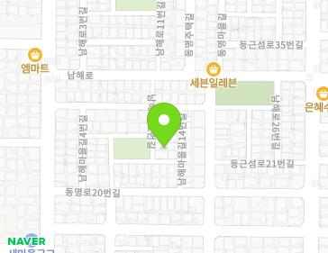 전라남도 목포시 남해로12번길 7-1 (산정동) 지도