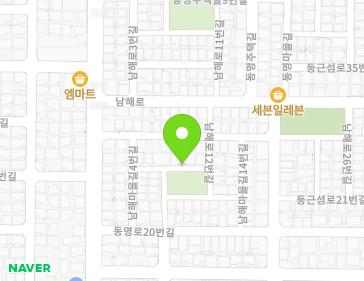 전라남도 목포시 남해로12번길 6-2 (산정동) 지도