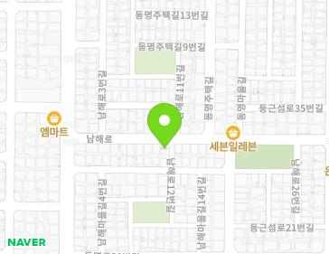 전라남도 목포시 남해로12번길 2 (산정동) 지도