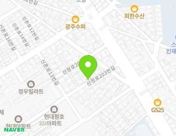 전라남도 목포시 산정로203번길 8 (산정동) 지도