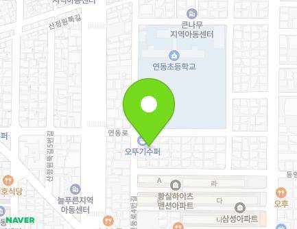 전라남도 목포시 연동로4번길 1-1 (산정동) 지도