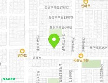 전라남도 목포시 남해로11번길 3-2 (산정동) 지도