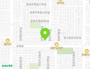 전라남도 목포시 남해로11번길 2 (산정동) 지도