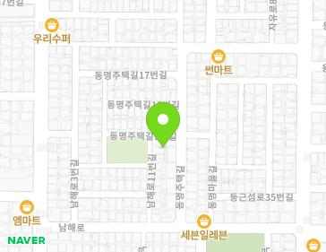 전라남도 목포시 남해로11번길 10 (산정동) 지도