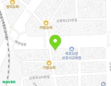 전라남도 목포시 백년대로12번길 1-1 (산정동) 지도