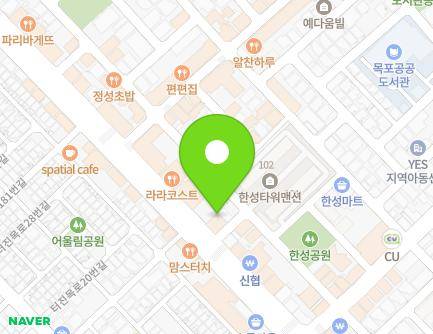 전라남도 목포시 청호로 164-1 (산정동) 지도