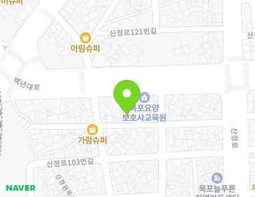 전라남도 목포시 산정로109번길 14-3 (산정동) 지도