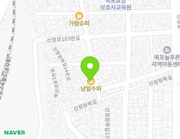 전라남도 목포시 백년대로12번길 18-2 (산정동) 지도