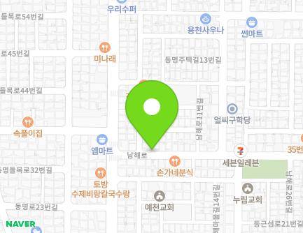전라남도 목포시 남해로 3 (산정동) 지도