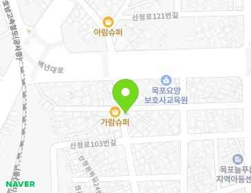 전라남도 목포시 백년대로12번길 5 (산정동) 지도