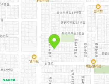 전라남도 목포시 남해로3번길 4-1 (산정동) 지도