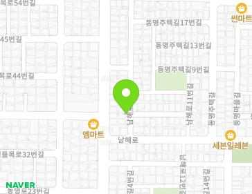 전라남도 목포시 남해로3번길 3 (산정동) 지도