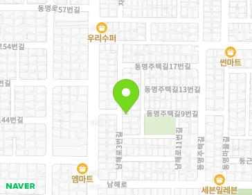 전라남도 목포시 남해로3번길 10-1 (산정동) 지도
