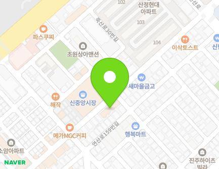 전라남도 목포시 원산중앙로 52 (산정동) 지도