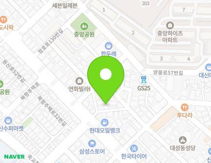 전라남도 목포시 양을로33번길 19-2 (산정동, 효성빌라) 지도