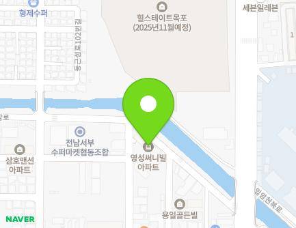 전라남도 목포시 자유로97번길 26 (산정동, 영성써니빌) 지도
