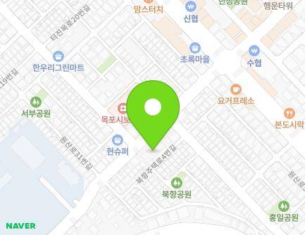 전라남도 목포시 원산로 42 (산정동, 소라아파트) 지도