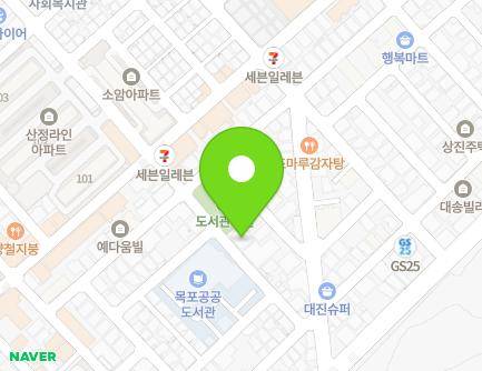 전라남도 목포시 원산주택로 10-1 (산정동, 새꿈담는우리어린이집) 지도