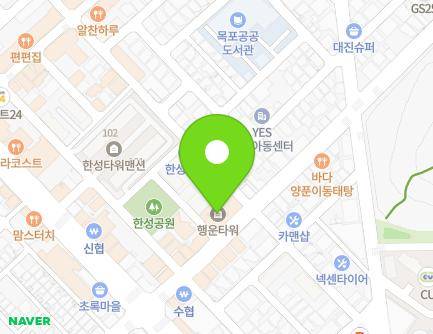전라남도 목포시 원산로 67 (산정동, 산정타워) 지도