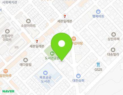 전라남도 목포시 원산로85번길 9-1 (산정동, 보광빌라) 지도