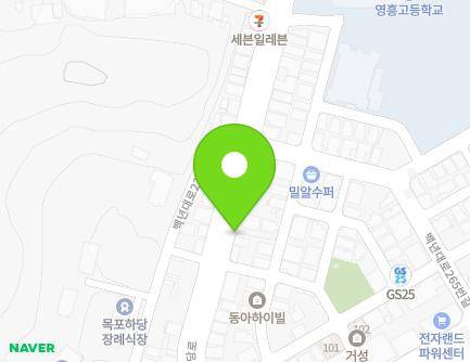 전라남도 목포시 하당로 134-1 (상동) 지도