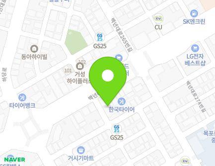 전라남도 목포시 백년대로 258 (상동) 지도
