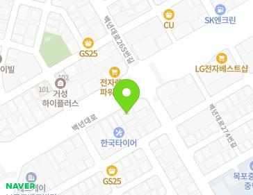 전라남도 목포시 백년대로 262-1 (상동) 지도