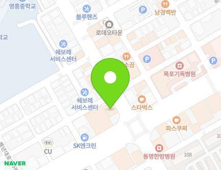 전라남도 목포시 교육로 77 (상동) 지도