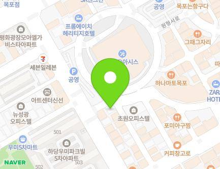 전라남도 목포시 원형서로 38 (상동) 지도