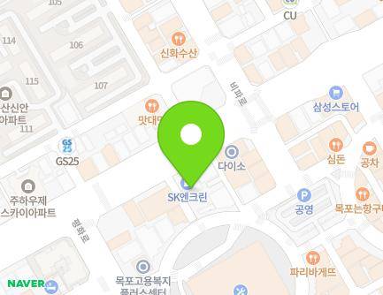 전라남도 목포시 통일대로 34 (상동, 한솔주유소) 지도