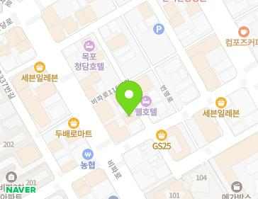 전라남도 목포시 비파로108번길 5-1 (상동, 오렌지모텔) 지도
