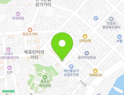 전라남도 목포시 수강로 14 (수강동2가) 지도