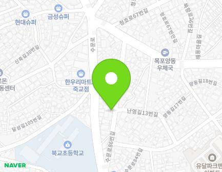 전라남도 목포시 수문로86번길 11 (양동) 지도