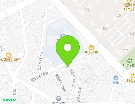 전라남도 목포시 북항로26번길 13 (양동) 지도