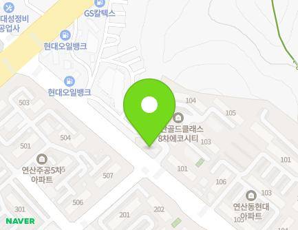 전라남도 목포시 산정로 308-1 (연산동) 지도