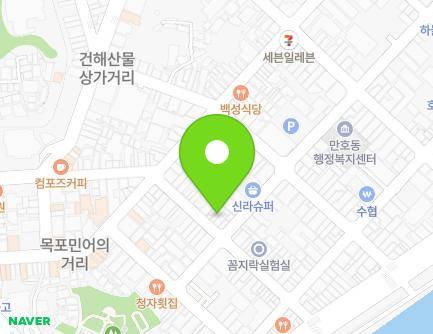 전라남도 목포시 해안로229번길 14-2 (영해동2가) 지도