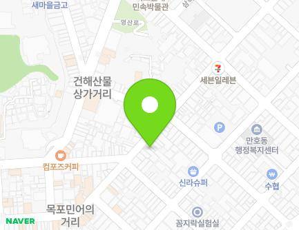 전라남도 목포시 번화로 60 (영해동2가) 지도