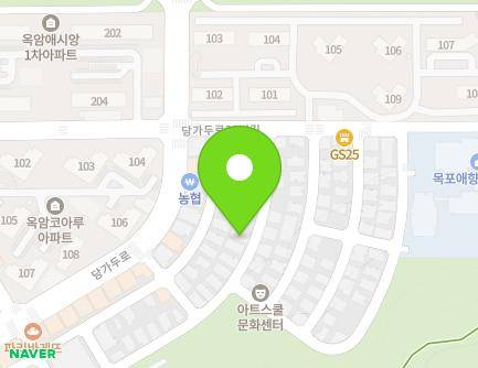 전라남도 목포시 당가두로38번길 8-20 (옥암동) 지도