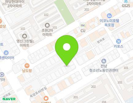 전라남도 목포시 장미로 94 (옥암동) 지도
