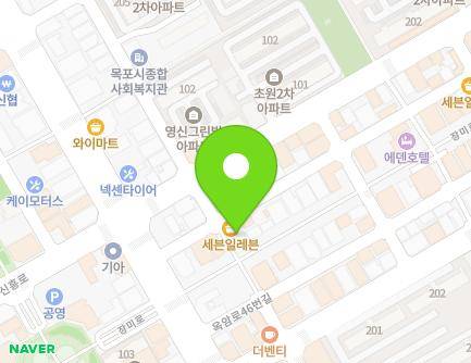 전라남도 목포시 장미로 85 (옥암동) 지도
