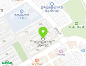 전라남도 목포시 신흥로 113 (옥암동, 제일2차하이빌아파트) 지도