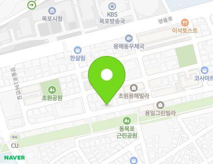 전라남도 목포시 산정로238번길 47-1 (용당동, 거성그린빌라) 지도