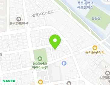 전라남도 목포시 송림로36번길 5-1 (용당동) 지도