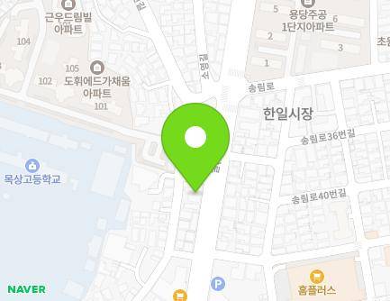 전라남도 목포시 용당로 223 (용당동) 지도